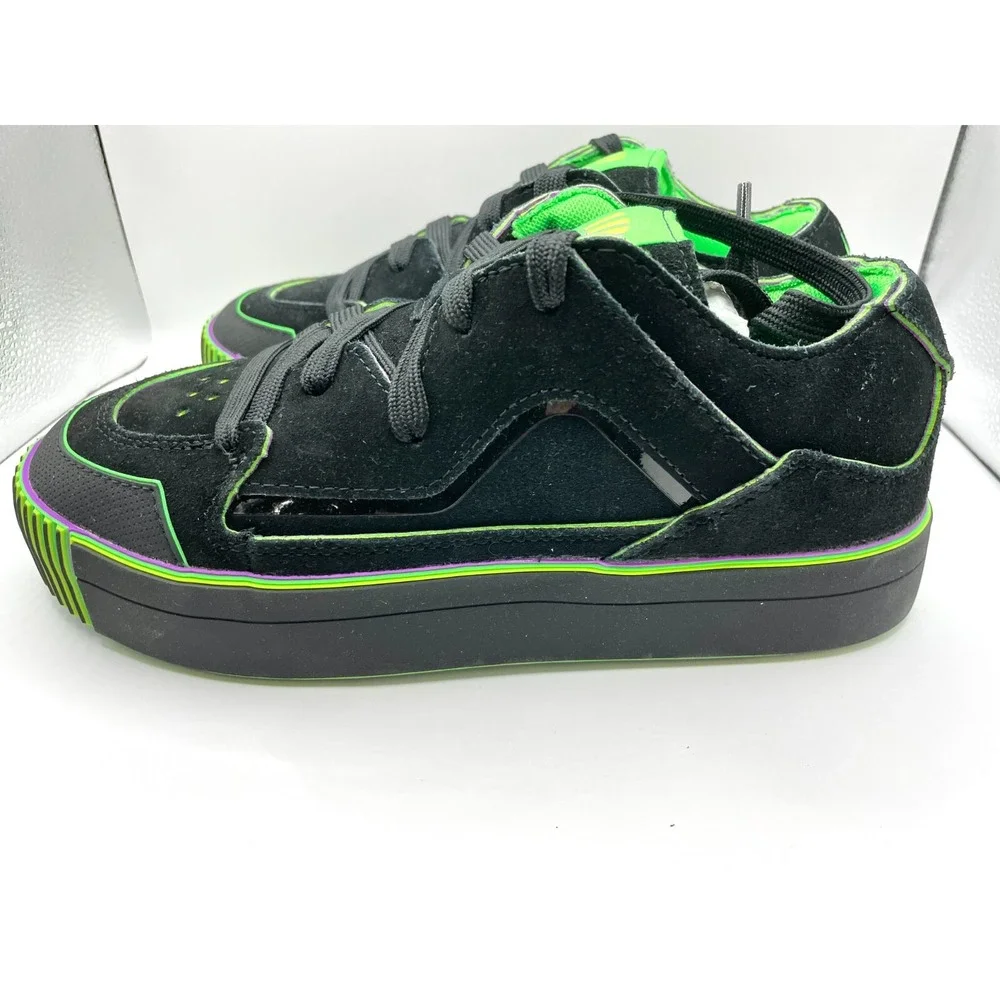 MSCHF Gobstomper Sour Edition Men Size EU 40 Black Green Lace Up Shoes NWOB